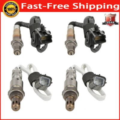 Juego de 4 sensores de oxígeno aguas arriba + aguas abajo para Infiniti Fx35 2007 2008 3,5 L V6 Foto 1 de 4