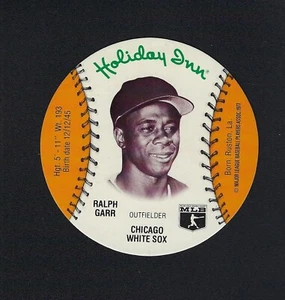 MSA Holiday Inn Discs 1977 Ralph Garr Chicago White Sox como nuevo - Imagen 1 de 2