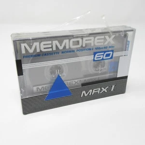 Vintage Sealed Memorex MRX I Premium Cassette Tape 60 OEM Blank - Bild 1 von 6