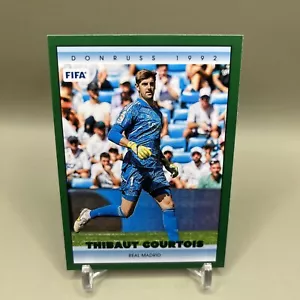 2022-23 Panini Donruss 1992 Tribute Green Thibaut Courtois -Real Madrid Card #17 - Picture 1 of 2