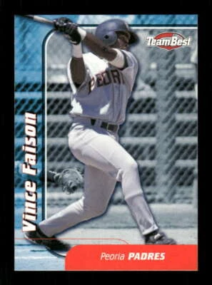1999 Team Best Peoria Padres 18 Vince Faison BXCP32 - Image 1 of 2