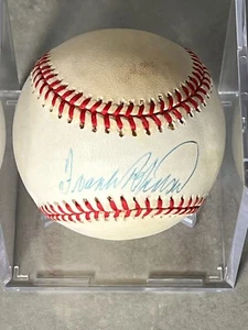 Frank Robinson Signed Official NL Baseball Autograph PSA Certified - Picture 1 of 4
