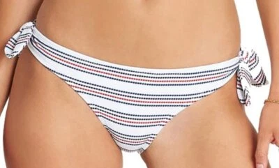 BILLABONG BLANCO ROJO AZUL RAYAS COSTA SALADA LOWRIDER BIKINI TRAJE DE BAÑO PANTALONES S Foto 1 de 2