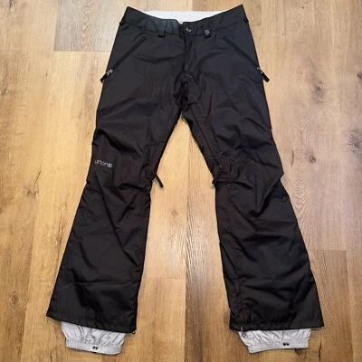 Pantalones de snowboard Burton para mujer pequeños DryRide esquí nieve traje aislado negro Foto 1 de 4