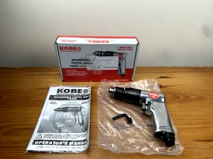 BOXED BRAND NEW KOBE REVERSIBLE 10mm AIR PISTOL DRILL 2000 RPM DPR1810 TOOL - Picture 1 of 11