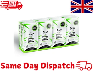 The Cheeky Panda Bamboo Pocket Tissues | 8 Packs of 10 Tissues | Hypoallergenic - Picture 1 of 7