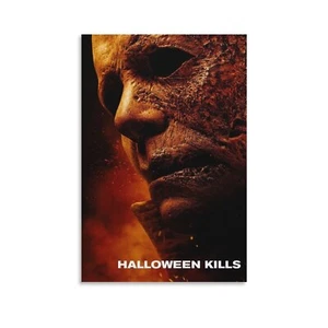 Halloween Michael Myers Canvas Wall Art Poster Picture Print Decoration - Picture 1 of 10