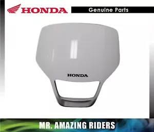 Honda Genuine Headlight Visor White 04-07 CRF250X 05-07 CRF450X 61300-KSC-000ZA - Picture 1 of 2