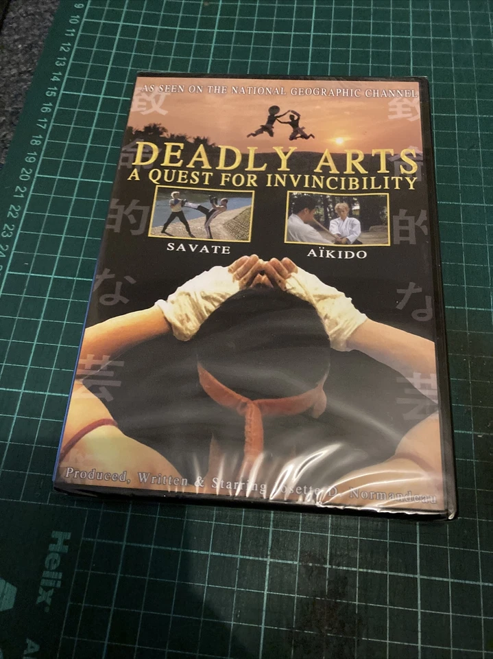 Deadly Arts A Quest For Invincibility DVD Savate & Aikido Martial Arts R2 *New* - Image 1 of 1