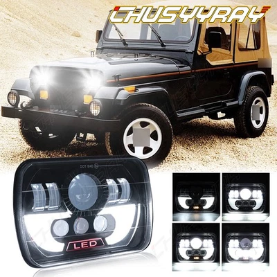 2 piezas Nuevo para Toyota Celica 1982-1993 7x6" LED Faros Alto/Bajo Viga Sellada Foto 1 de 4