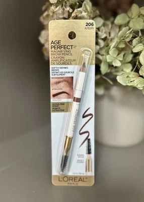 LOREAL Age Perfect Magnifying Brow Pencil Crayon #206 Deep Brown - Image 1 of 4