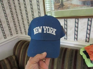 Neu mit Etikett New York Mütze Einheitsgröße blau Baseball Holzdekor - Bild 1 von 3
