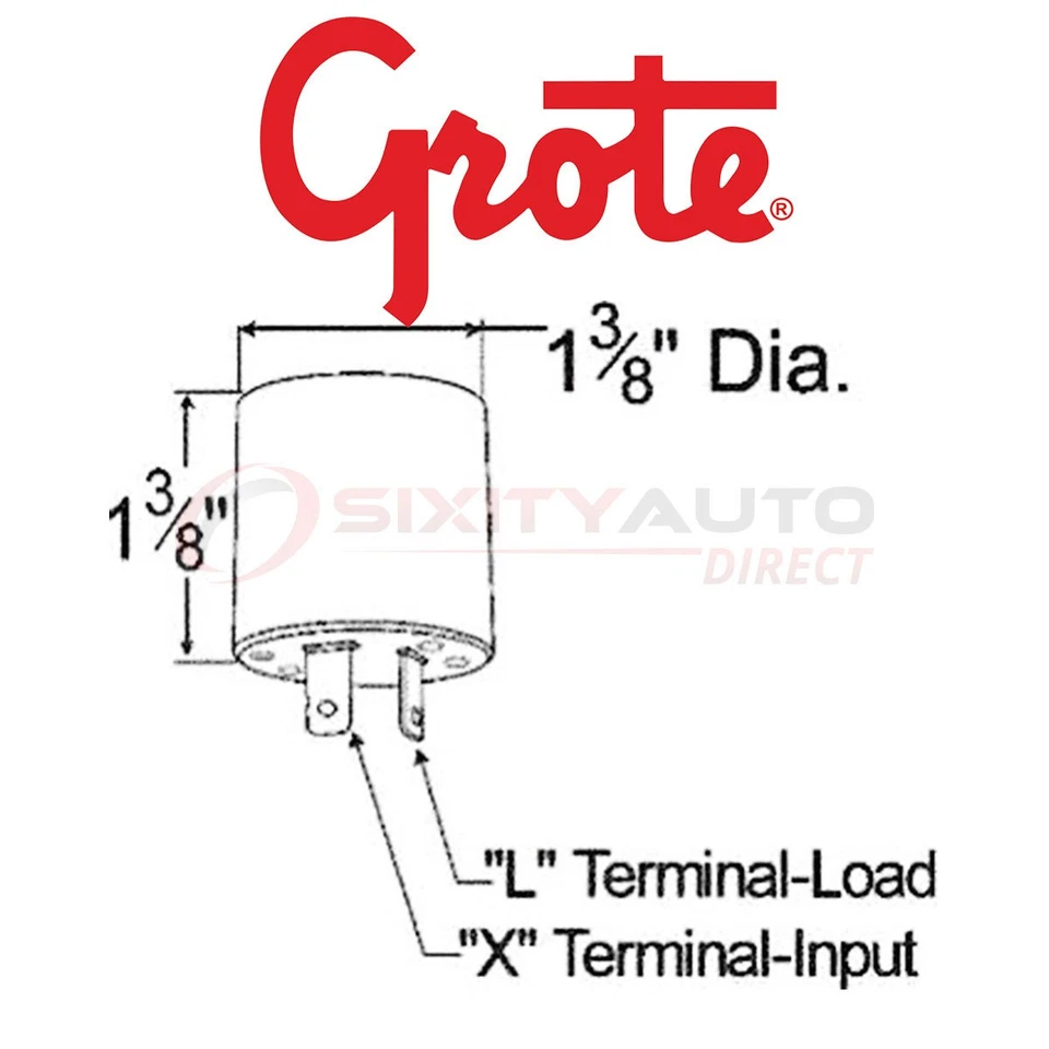 Grote Hazard Warning & Turn Signal Flasher for 1975-1985 Alfa Romeo Spider lc - Изображение 1 из 4