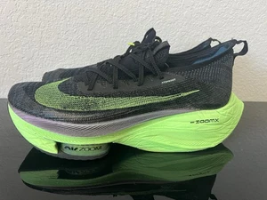 Nike Air Zoom Alphafly Next% Black Electric Green CI9925-400 Sz 11 - Picture 1 of 10