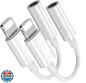 [Apple MFi Certified] Lightning to 3.5 mm Headphone Jack Adapter, 2 Pack Earp - Picture 1 of 5