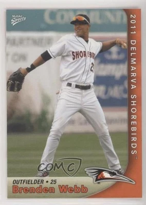2011 MultiAd Sports Delmarva Shorebirds Brenden Webb #26 - Image 1 of 2