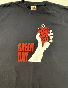 Maglietta media uomo Green Day American Idiot 05 tour concerto Blvd Broken Dreams - Foto 1 di 9