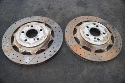 Conjunto 2 rotores de freio a disco traseiros 2224232012 OEM Mercedes S63 AMG S65 W222 2014-20 - Imagem 1 de 4