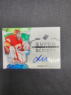 2022-23 Upper Deck SPX Jacob Markstrom #SS-JM Super Autographs Scripts - Image 1 of 2