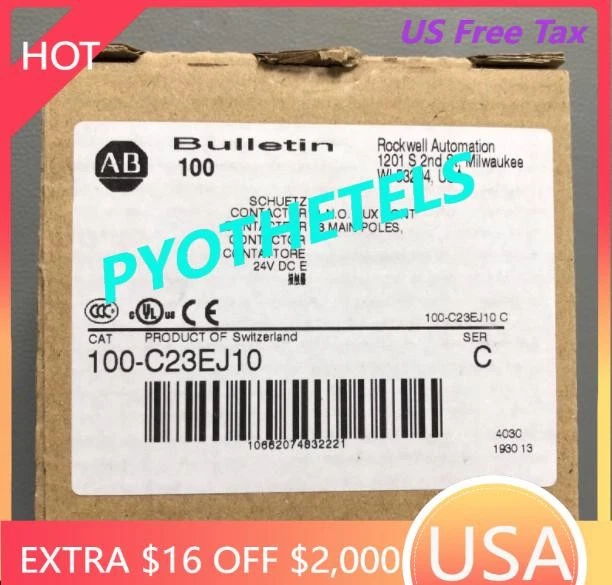 1PÇ NOVO Allen-Bradley 100-C23EJ10 24VDC 100-C23E*10 FRETE GRÁTIS - Imagem 1 de 1