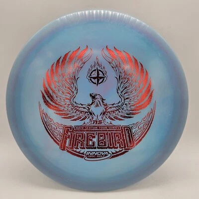 Innova Nate Sexton 2021 Champion Color Glow Firebird Tour Blue/Red 173-5g - Image 1 of 4