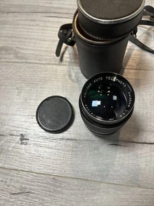 Vintage Kaligar Auto Telephoto f=100  1:2.8 NR Lens W/case. Works Great! Clean - Picture 1 of 22