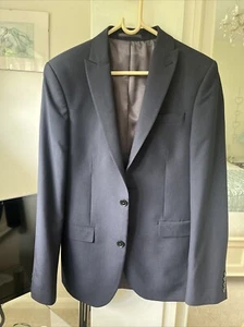 Mens Next Dark Navy Suit Jacket Size 38L - Picture 1 of 5