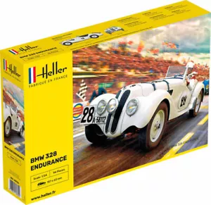 Coche Clasico BMW 328 Endurance Maqueta Heller Escala 1/24 Ref:80782 - Imagen 1 de 10