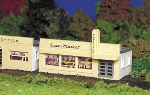 Bachmann HO Plasticville Classic Kit Supermarket 45141 - Picture 1 of 1