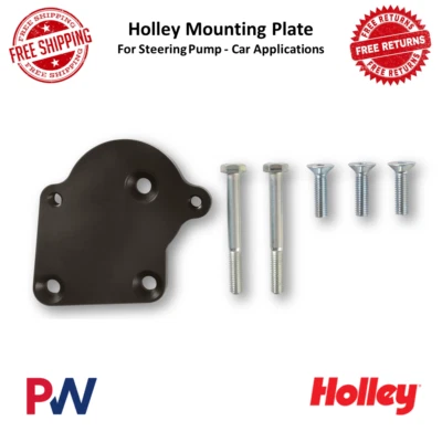 Holley Replacement Mounting Plate For Power Steering Pump Chrysler Gen III Hemi - Imagem 1 de 4