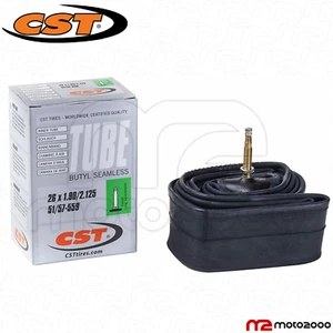 CAMERA D'ARIA CST 26 x 1,90 - 2,125 VALVOLA PRESTA 48mm PER BICI BICICLETTA BIKE - Foto 1 di 4