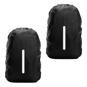 2 Pack Waterproof Rain Cover Backpack Rain Cover Waterproof Rucksack Cover With  - Picture 1 of 8