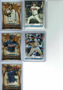 Set squadra Topps Baseball Atlanta Braves 2019 (10) carte base ++ più altro++ - Foto 1 di 1