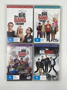 The Big Bang Theory Complete Seasons 1 2 3 4 R4 DVD TV Series Free Tracked Post 