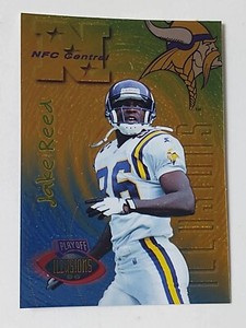 1996 PLAYOFF ILLUSIONS JAKE REED #51 CARD $0.99 VALUE BOX