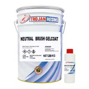 POLYESTER Neutral NPG-ISO Brush Gelcoat 20kg + Catalyst - Picture 1 of 1