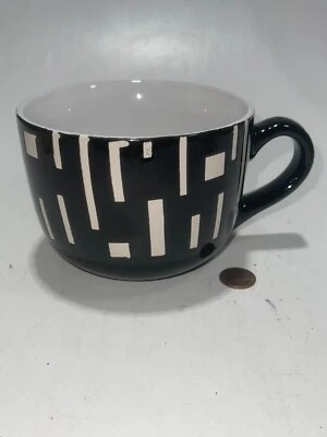 Gibson дома белый черный геометрический кофейная кружка чашка - Изображение 1 из 4
