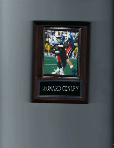 LEONARD CONLEY PLAQUE MIAMI HURRICANES FOOTBALL NFL Cover