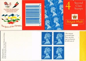 GB 1996 Yvert C 1671-4 booklet 4x2nd Walsall Olympics - Picture 1 of 1