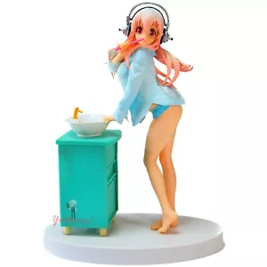 Super Sonico Everyday Life Series Morning Brush Figure FuRyu FROM JAPAN +GIFT - Picture 1 of 6