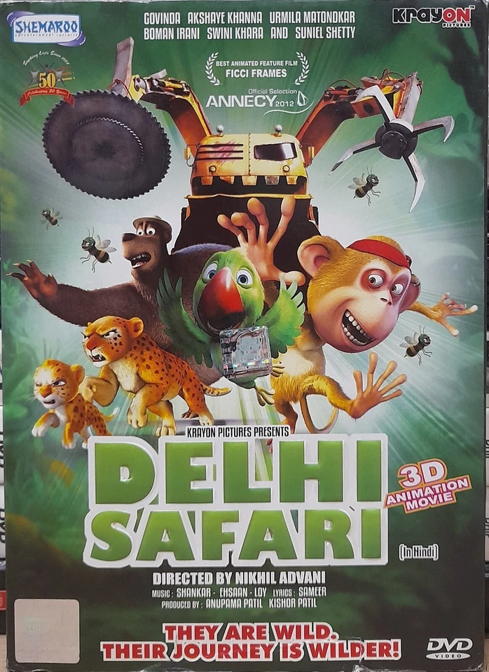 Delhi Safari - Bollywood Hindi Movie DVD (Region Free, English Subtitles) - Image 1 of 2