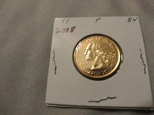 STATE QUARTER HAWAII P--GOLD PLATED--FREE SHIP 2008 BU - Picture 1 of 5