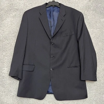 Calvin Klein Sport Coat Mens 46R Pinstripe Wool Blazer Business Career Office - Image 1 of 4