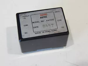 ASTEC AA7210 5 PIN DC TO DC CONVERTER 5VDC IN TO NEG 12VDC OUT - USA FAST SHIP - Picture 1 of 2