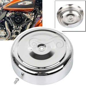 8" Round Air Cleaner Cover Chrome For Harley Heritage Softail Fat Boy FLSTF XL - Bild 1 von 15