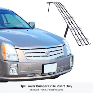 Se adapta al inserto de rejilla de billete cromado pulido parachoques inferior Cadillac SRX 2005-2009 - Imagen 1 de 7