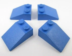 LEGO x4 Blue Slope 33 3x2 Réf 3298 - Bild 1 von 1