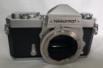 Nikkormat FT Chrome 35mm SLR Film Camera Body Only For Parts - Image 1 of 4