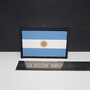 Argentina Flag Morale Patch Custom Tactical patch 2x3 inch Argentian Flag Patch - Picture 1 of 2