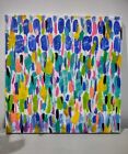 original acrylic painting abstract modern colorful contemporary art 12x12"